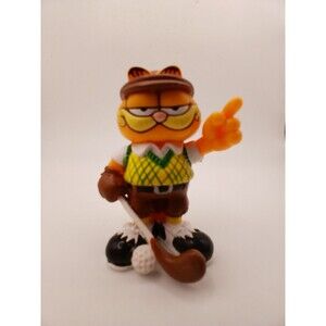 Vintage Garfield Golf Figure 1978 1981 RARE VTG United Features Syndicate